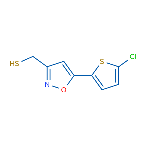 [5-(5-Chlorothiophen-2-yl)-1,2-oxazol-3-yl]methanethiol 1g