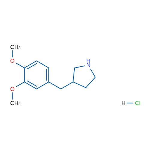 3-(3,4-Dimethoxybenzyl)pyrrolidine hydrochloride 250mg