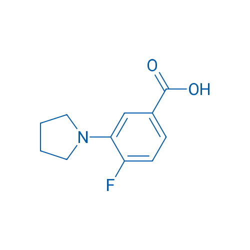 4-Fluoro-3-(pyrrolidin-1-yl)benzoic acid 5g