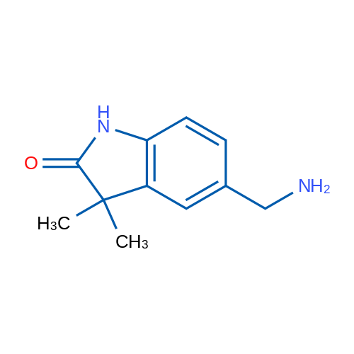 5-(Aminomethyl)-3,3-dimethyl-2,3-dihydro-1H-indol-2-one 1g