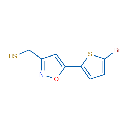 [5-(5-Bromothiophen-2-yl)-1,2-oxazol-3-yl]methanethiol 1g