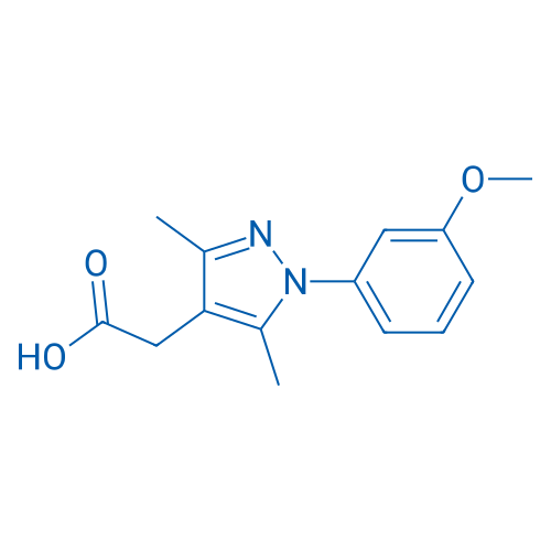 2-(1-(3-Methoxyphenyl)-3,5-dimethyl-1H-pyrazol-4-yl)acetic acid 1g