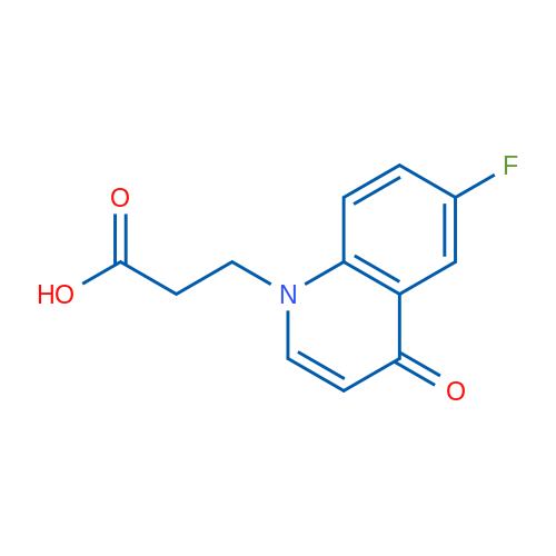 3-(6-Fluoro-4-oxoquinolin-1(4H)-yl)propanoic acid 1g