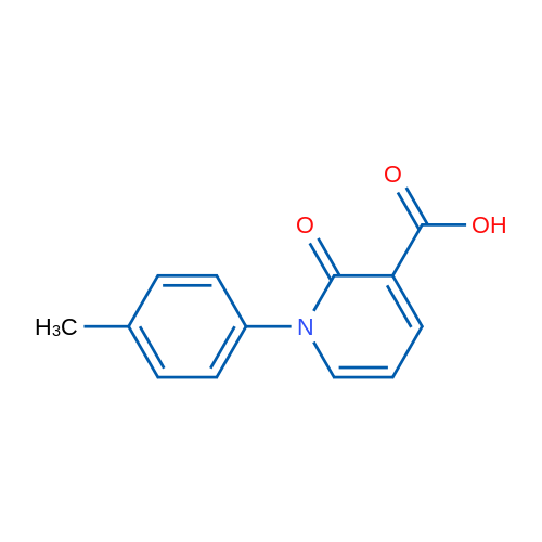 2-Oxo-1-(p-tolyl)-1,2-dihydropyridine-3-carboxylic acid 1g