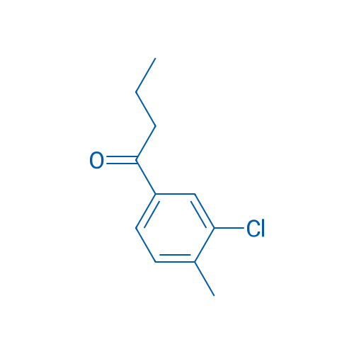 1-(3-Chloro-4-methylphenyl)butan-1-one 250mg