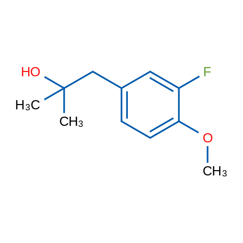 1-(3-Fluoro-4-methoxyphenyl)-2-methylpropan-2-ol 1g