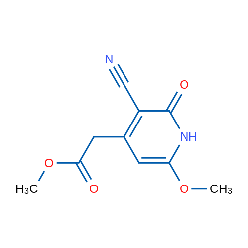 Methyl 2-(3-cyano-6-methoxy-2-oxo-1,2-dihydropyridin-4-yl)acetate 1g