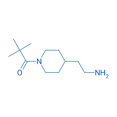 1-(4-(2-Aminoethyl)piperidin-1-yl)-2,2-dimethylpropan-1-one 250mg