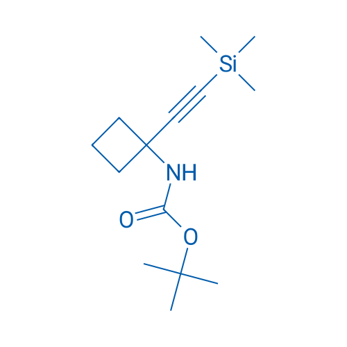 tert-Butyl (1-((trimethylsilyl)ethynyl)cyclobutyl)carbamate 1g