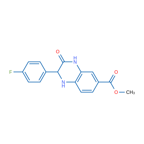 Methyl 2-(4-fluorophenyl)-3-oxo-1,2,3,4-tetrahydroquinoxaline-6-carboxylate 1g