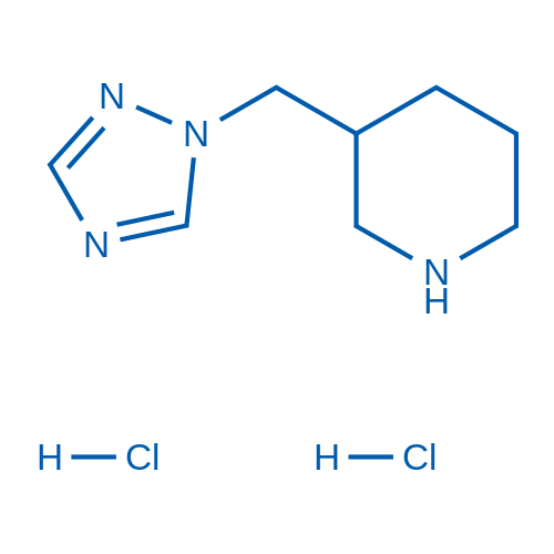 3-(1H-1,2,4-Triazol-1-ylmethyl)piperidine dihydrochloride 1g