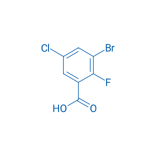 3-Bromo-5-Chloro-2-fluorobenzoic acid 5g