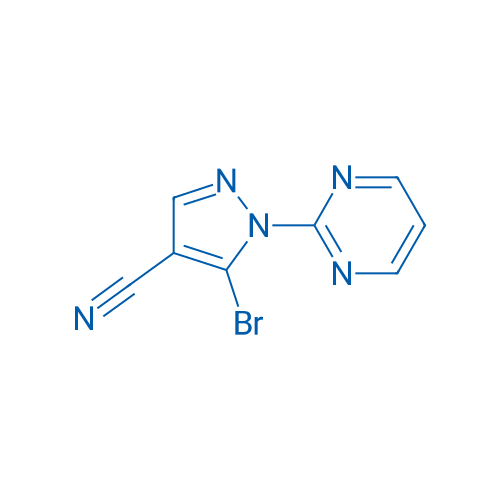 5-Bromo-1-(pyrimidin-2-yl)-1H-pyrazole-4-carbonitrile 250mg