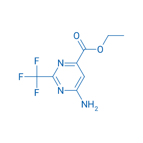 Ethyl 6-amino-2-(trifluoromethyl)pyrimidine-4-carboxylate 250mg