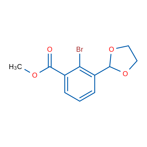 Methyl 2-bromo-3-(1,3-dioxolan-2-yl)benzoate 1g