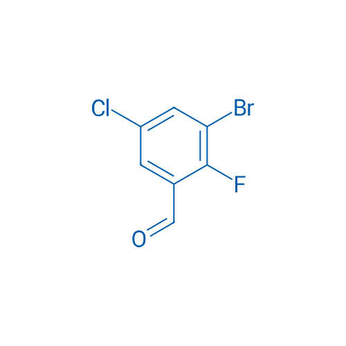 3-Bromo-5-chloro-2-fluorobenzaldehyde 250mg
