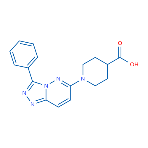 1-(3-Phenyl-[1,2,4]triazolo[4,3-b]pyridazin-6-yl)piperidine-4-carboxylic acid 1g