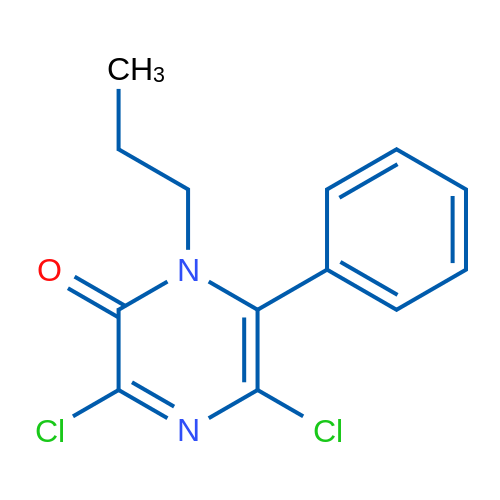 3,5-Dichloro-6-phenyl-1-propylpyrazin-2(1H)-one 1g