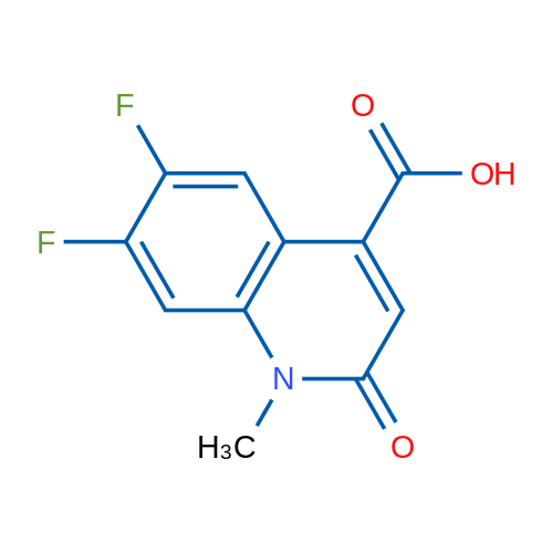 6,7-Difluoro-1-methyl-2-oxo-1,2-dihydroquinoline-4-carboxylic acid 1g