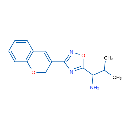 1-(3-(2H-Chromen-3-yl)-1,2,4-oxadiazol-5-yl)-2-methylpropan-1-amine 1g