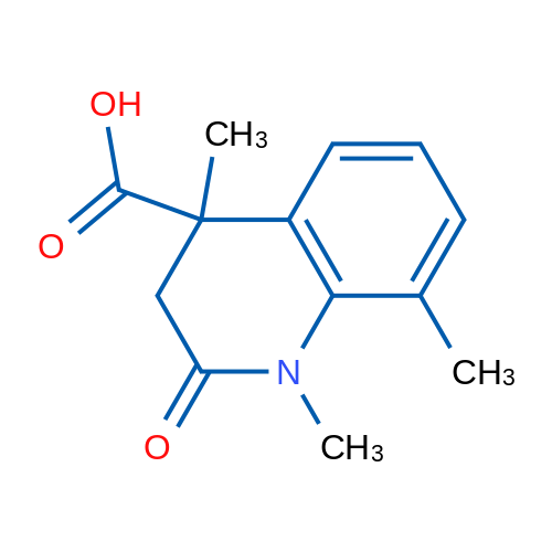 1,4,8-Trimethyl-2-oxo-1,2,3,4-tetrahydroquinoline-4-carboxylic acid 1g