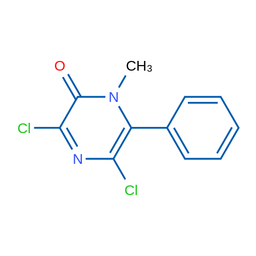 3,5-Dichloro-1-methyl-6-phenylpyrazin-2(1H)-one 1g