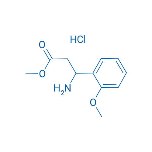 Methyl 3-amino-3-(2-methoxyphenyl)propanoate hydrochloride 100mg