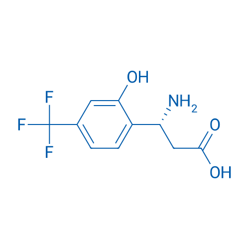 (3R)-3-amino-3-[2-hydroxy-4-(trifluoromethyl)phenyl]propanoic acid 250mg