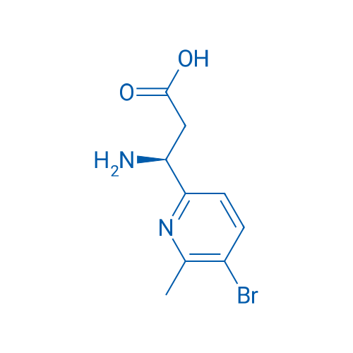 (3S)-3-amino-3-(5-bromo-6-methylpyridin-2-yl)propanoic acid 250mg
