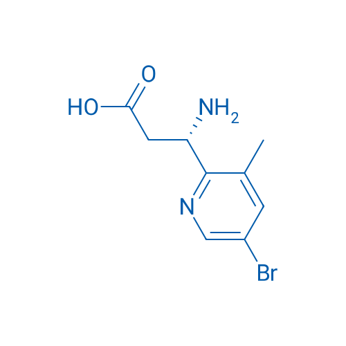 (3S)-3-amino-3-(5-bromo-3-methylpyridin-2-yl)propanoic acid 1g