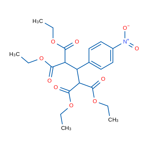 Tetraethyl 2-(4-nitrophenyl)propane-1,1,3,3-tetracarboxylate 1g