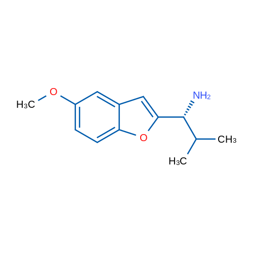 (1R)-1-(5-methoxybenzo[d]furan-2-yl)-2-methylpropylamine 1g