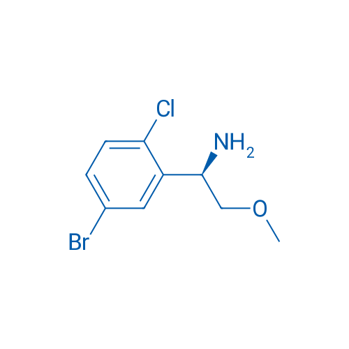 (R)-1-(5-bromo-2-chlorophenyl)-2-methoxyethan-1-amine 250mg