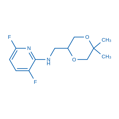 N-((5,5-Dimethyl-1,4-dioxan-2-yl)methyl)-3,6-difluoropyridin-2-amine 1g