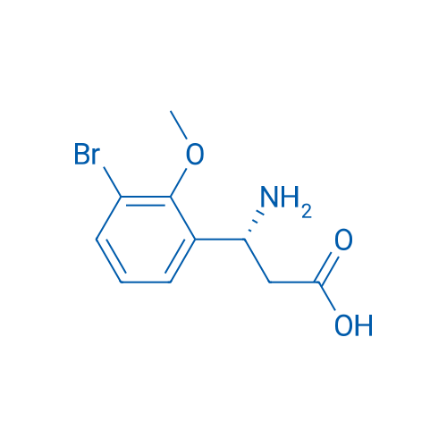 (3R)-3-amino-3-(3-bromo-2-methoxyphenyl)propanoic acid 250mg