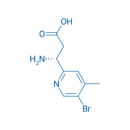 (3R)-3-amino-3-(5-bromo-4-methylpyridin-2-yl)propanoic acid 1g