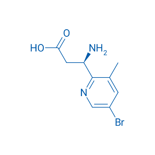 (3R)-3-amino-3-(5-bromo-3-methylpyridin-2-yl)propanoic acid 1g