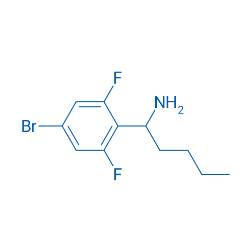 1-(4-BROMO-2,6-DIFLUOROPHENYL)PENTAN-1-AMINE 250mg