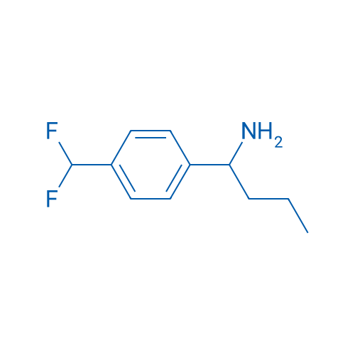 1-(4-(Difluoromethyl)phenyl)butan-1-amine 250mg