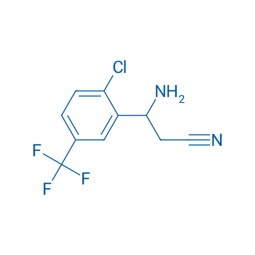 3-AMINO-3-[2-CHLORO-5-(TRIFLUOROMETHYL)PHENYL]PROPANENITRILE 250mg