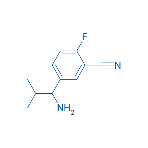 5-(1-Amino-2-methylpropyl)-2-fluorobenzonitrile 1g