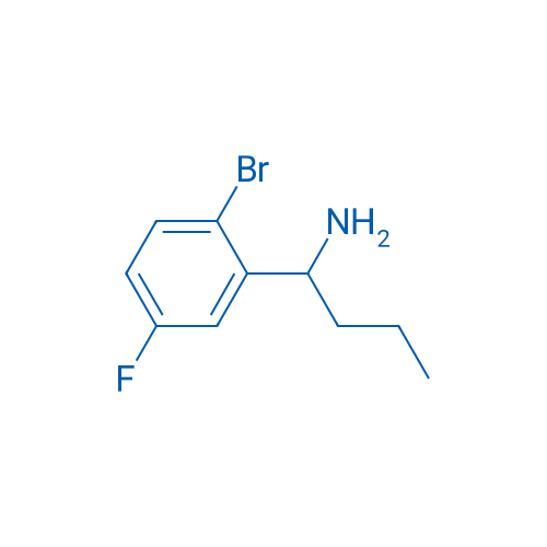 1-(2-BROMO-5-FLUOROPHENYL)BUTAN-1-AMINE 250mg