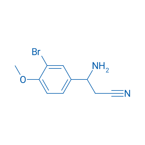3-AMINO-3-(3-BROMO-4-METHOXYPHENYL)PROPANENITRILE 1g