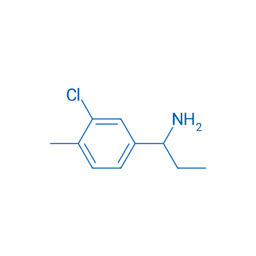 1-(3-Chloro-4-methylphenyl)propan-1-amine 250mg