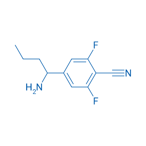 4-(AMINOBUTYL)-2,6-DIFLUOROBENZENECARBONITRILE 250mg