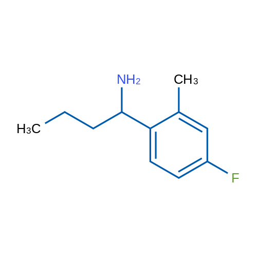 1-(4-Fluoro-2-methylphenyl)butan-1-amine 250mg