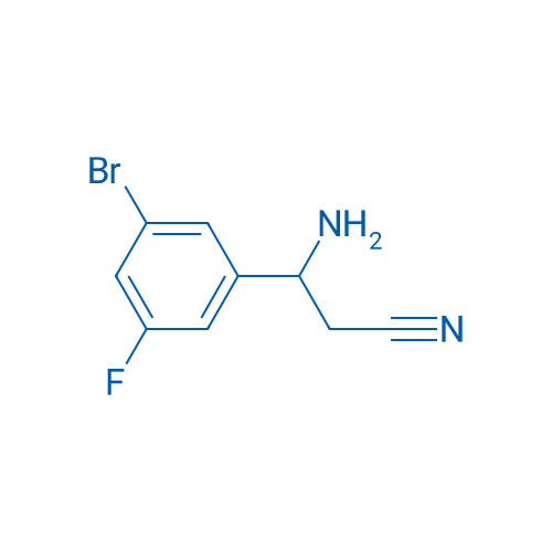 3-AMINO-3-(3-BROMO-5-FLUOROPHENYL)PROPANENITRILE 1g