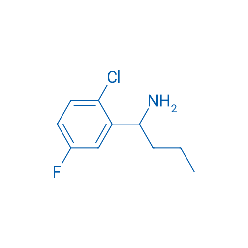 1-(2-CHLORO-5-FLUOROPHENYL)BUTAN-1-AMINE 250mg