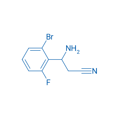 3-AMINO-3-(2-BROMO-6-FLUOROPHENYL)PROPANENITRILE 250mg