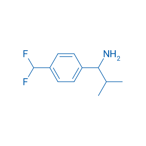 1-(4-(Difluoromethyl)phenyl)-2-methylpropan-1-amine hydrochloride 250mg